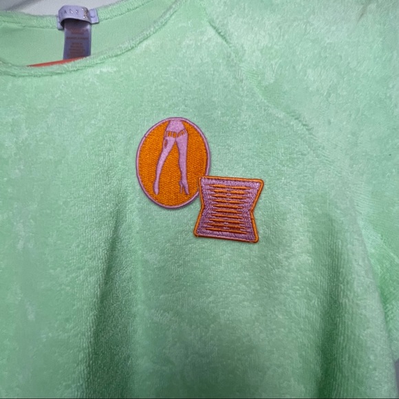 Ruched Terry Thong Teddy - Picture 7 of 7